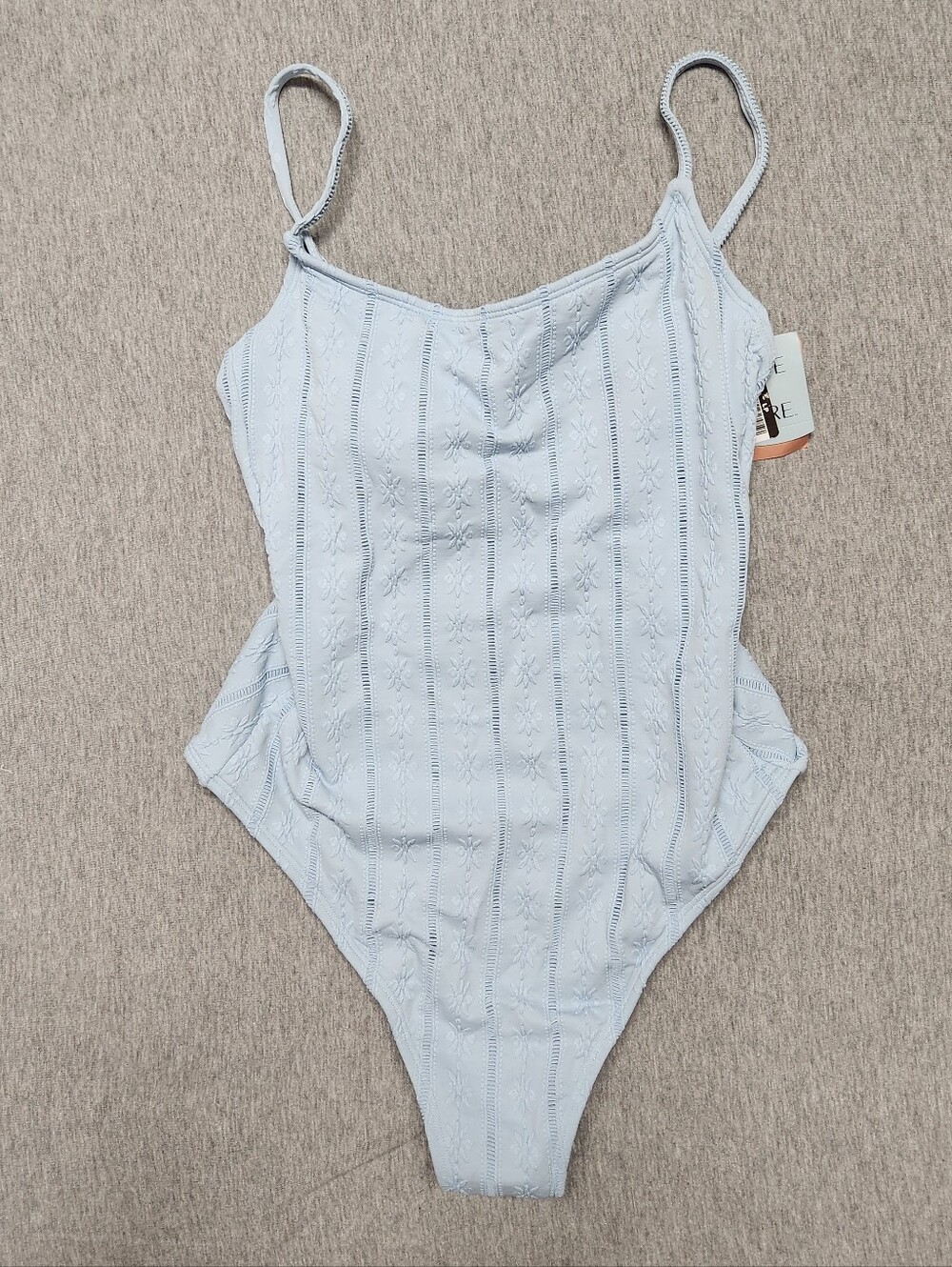 Shade & Shore Light Blue One-Piece Swimsuit
